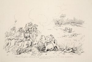 French Carfusiers advanced to the mouth of our cannon by George Jones